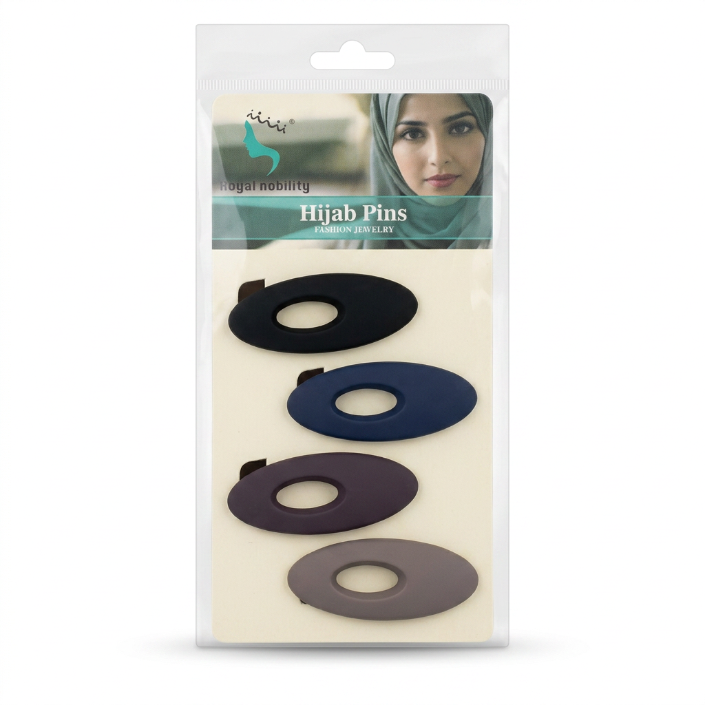 Oval Cut-Out Hijab Pins - 6