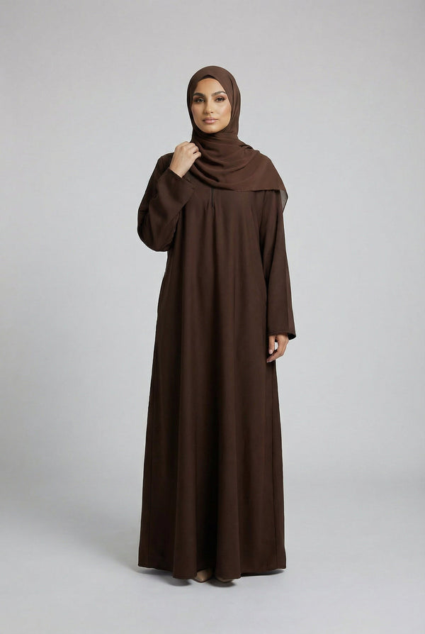 All Day Abaya Chocolate