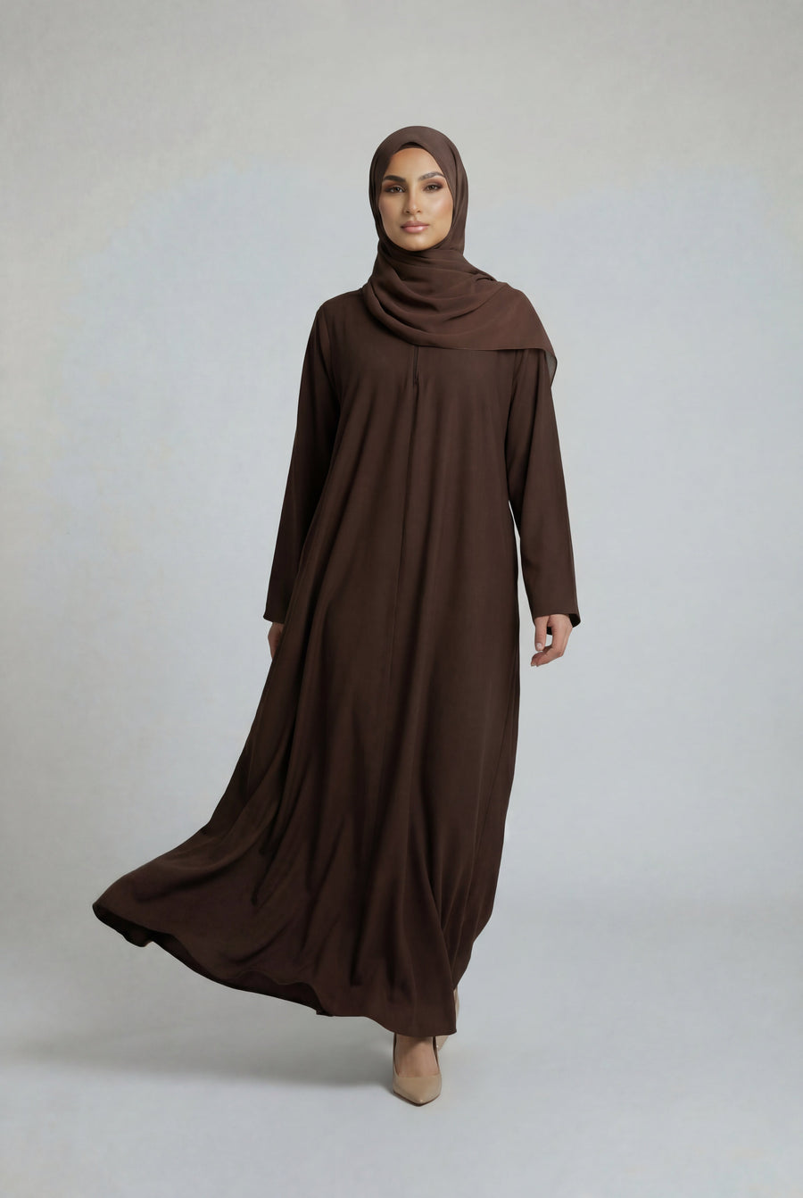 All Day Abaya Chocolate