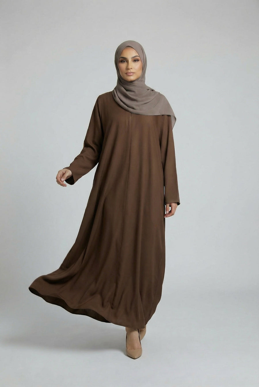 All Day Abaya Light Brown