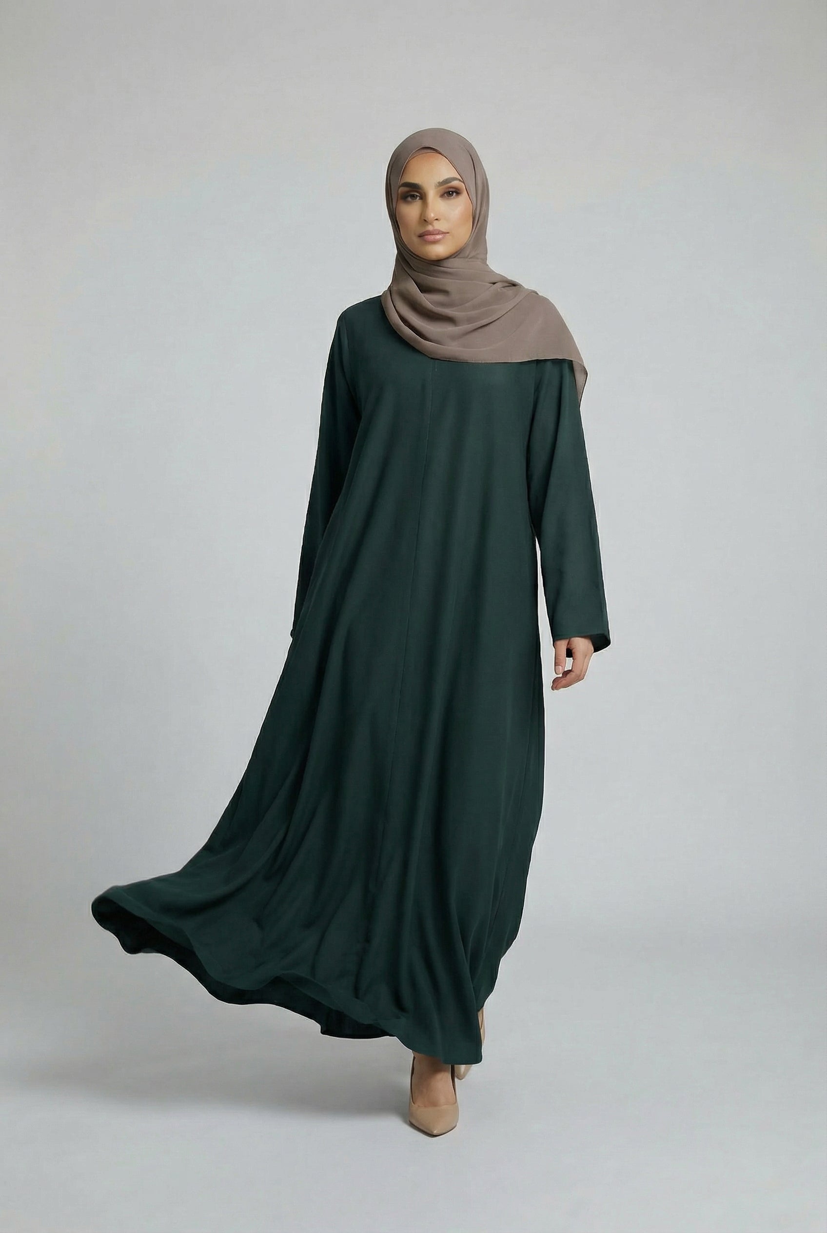 All Day Abaya Bottle Green