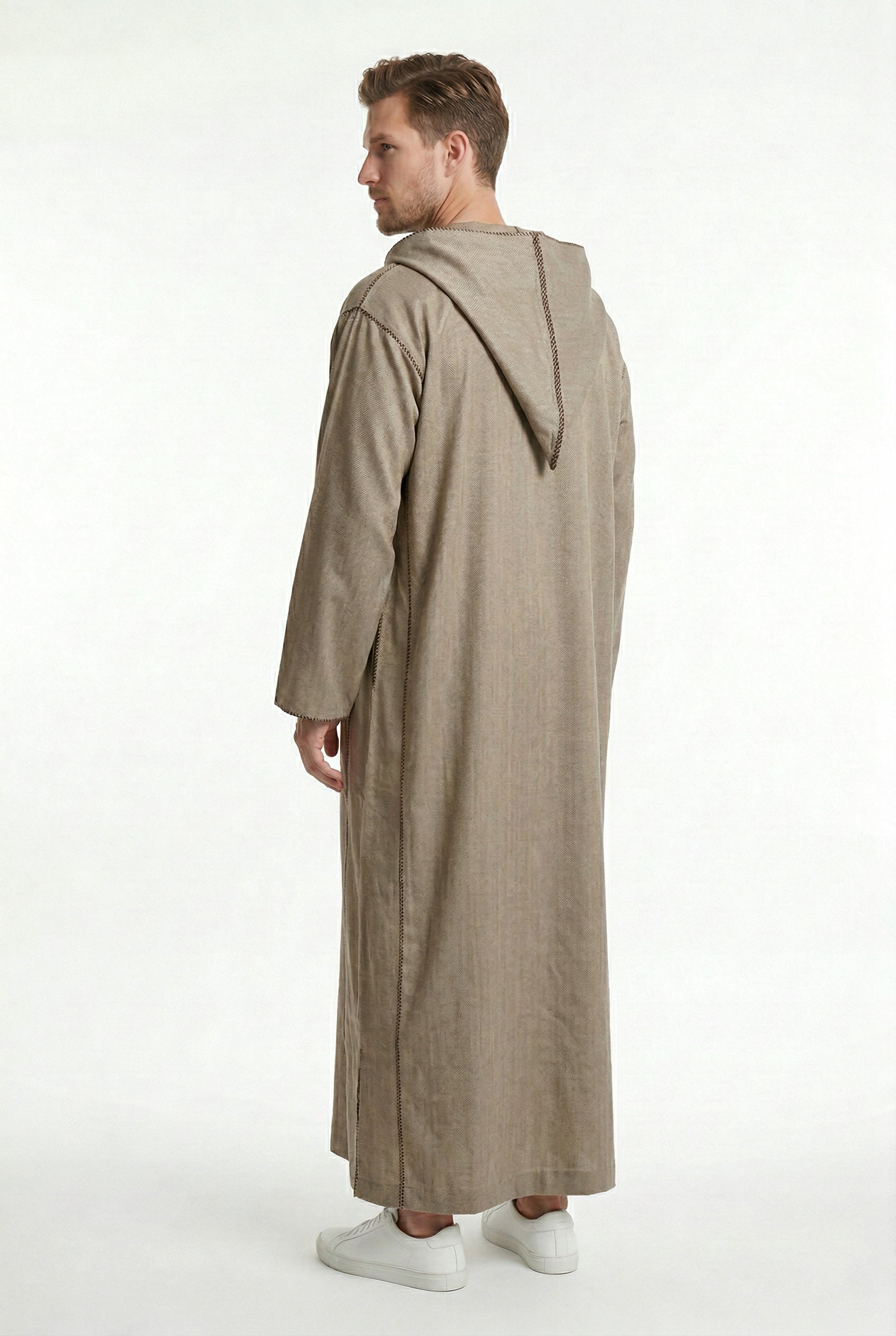 Luxe Moroccan Thobe Beige