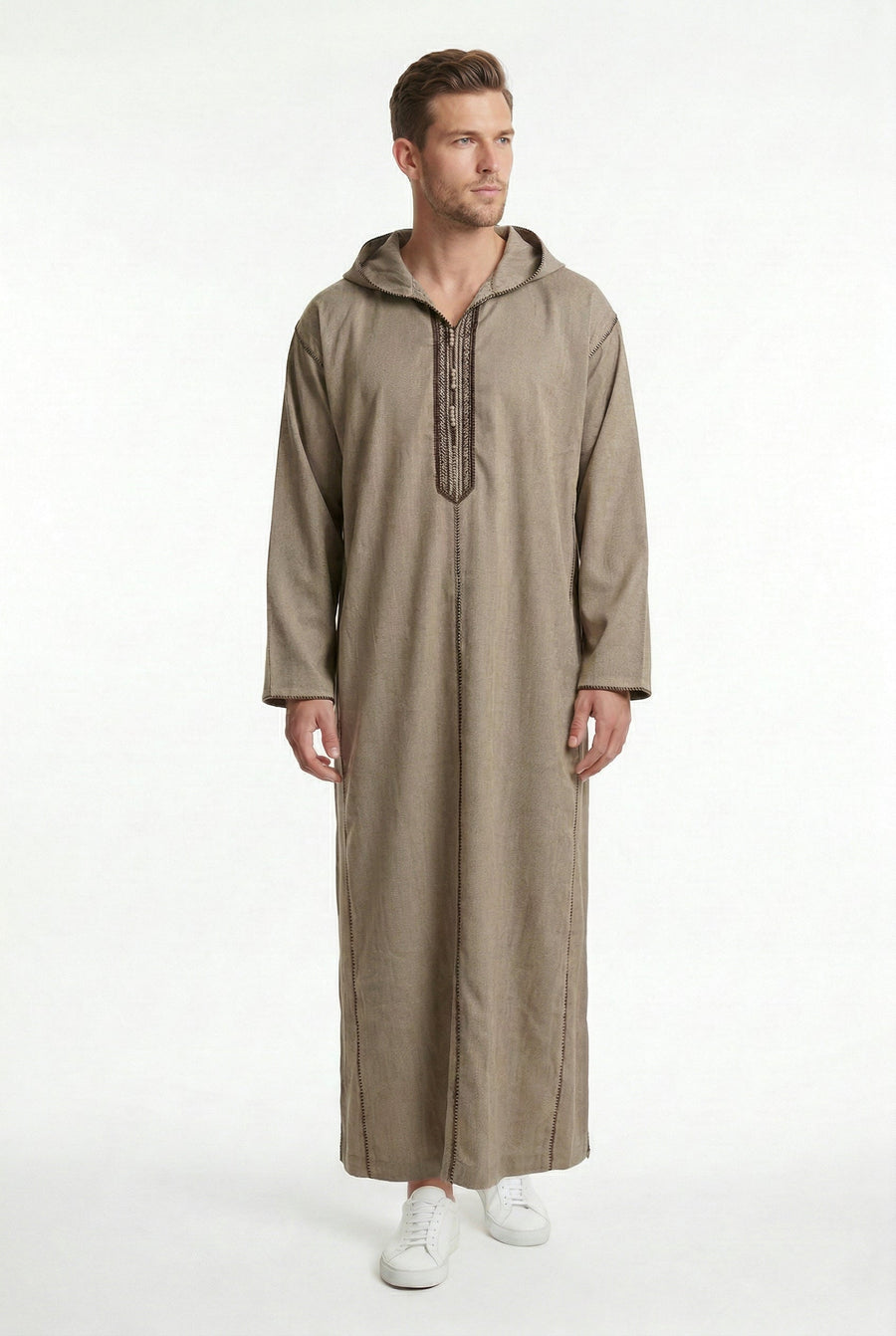 Luxe Moroccan Thobe Beige