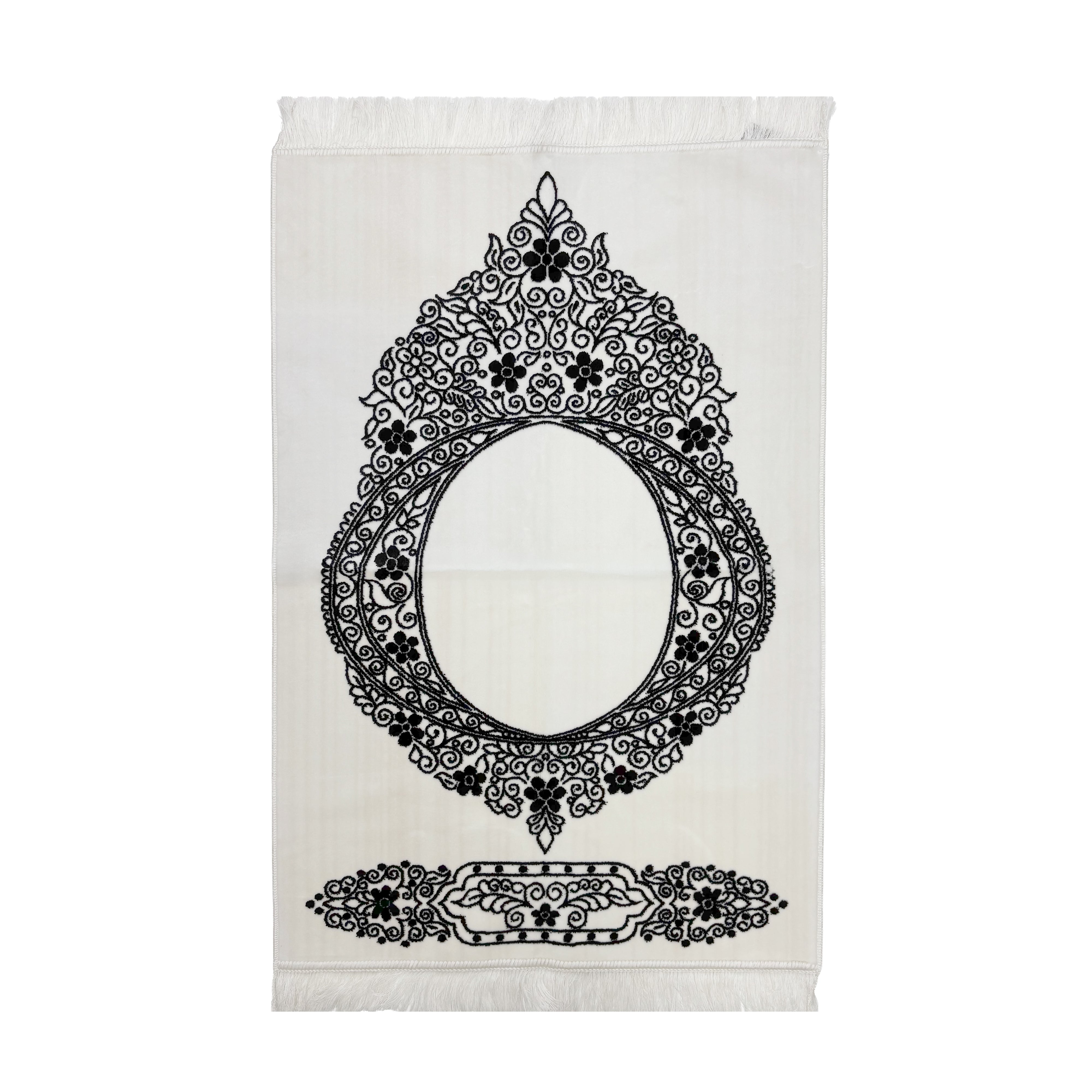 Luxe Turkish Floral Print Prayer Mat