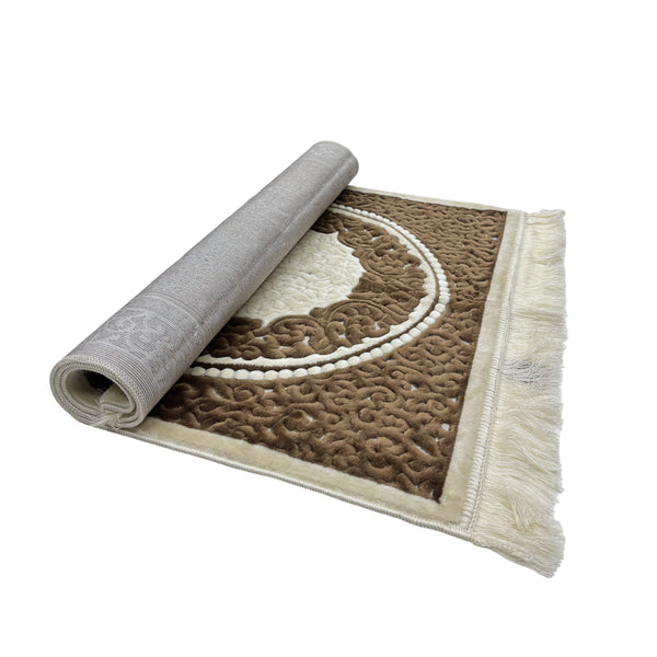 Sinna Secc White & Caramel Prayer Mat