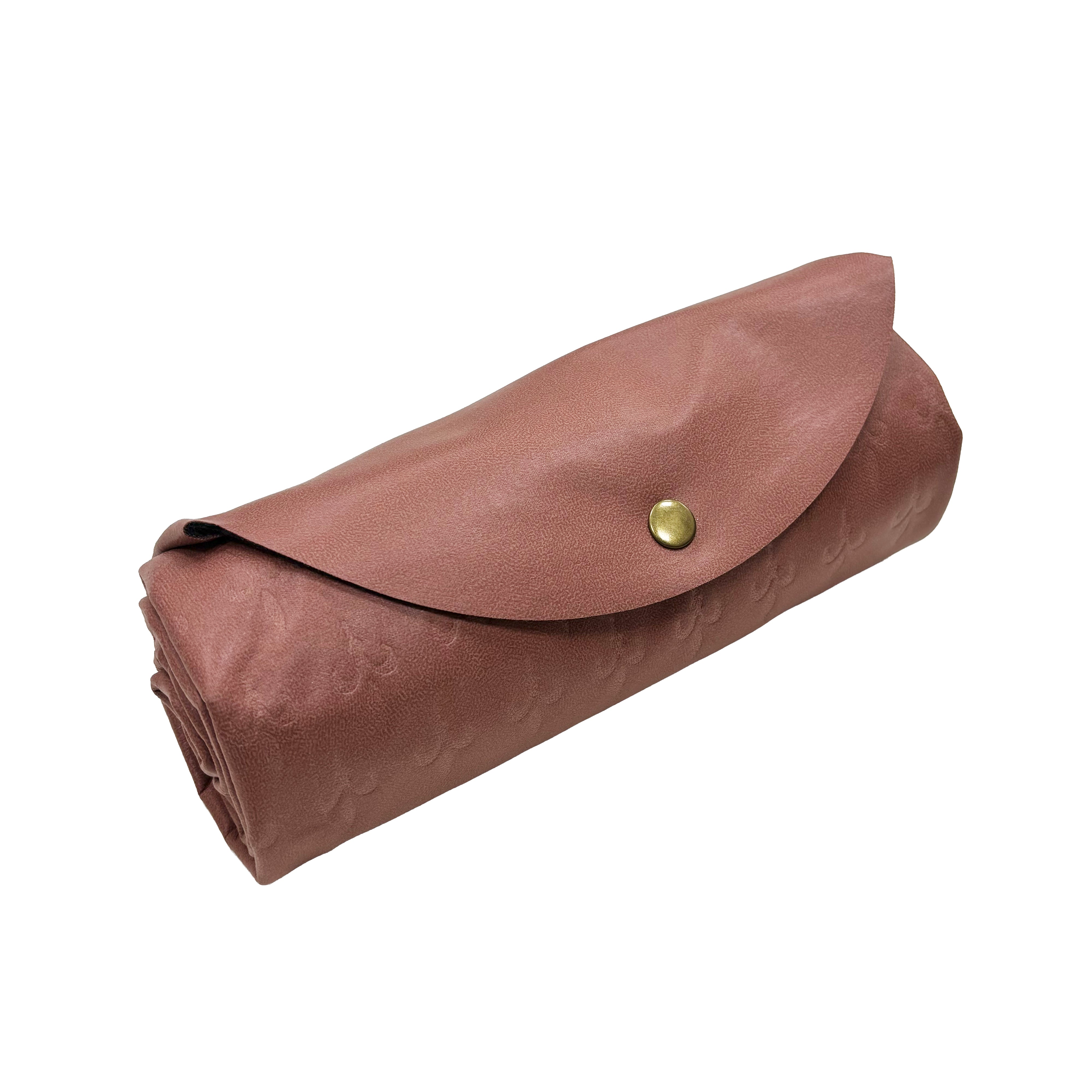 Button Fastening Roll-Up Prayer Mat Rose Pink