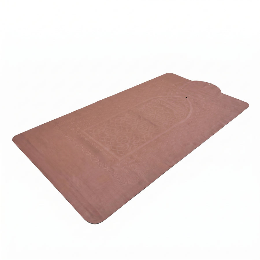 Button Fastening Roll-Up Prayer Mat Rose Pink