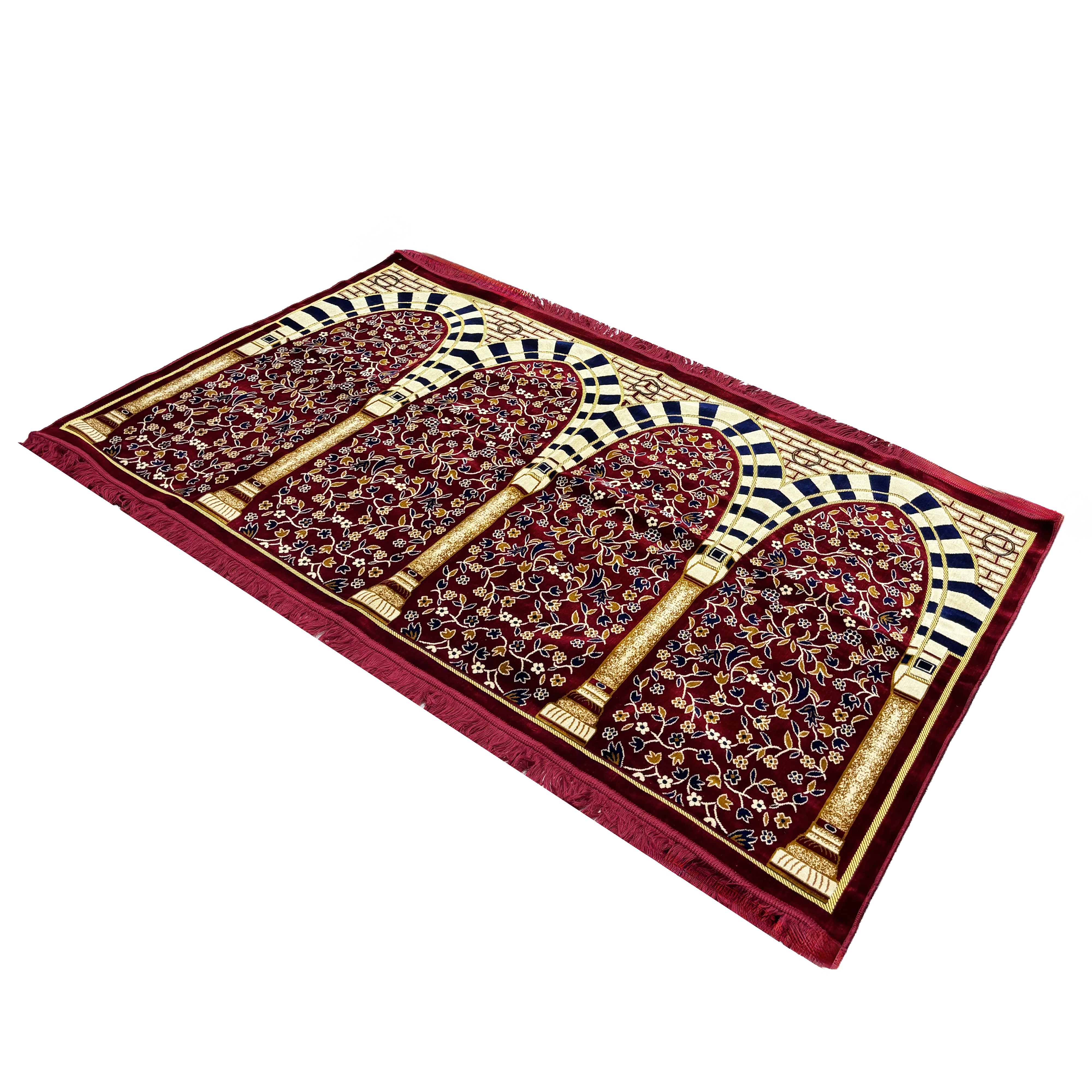 Four People Prayer Mat Red