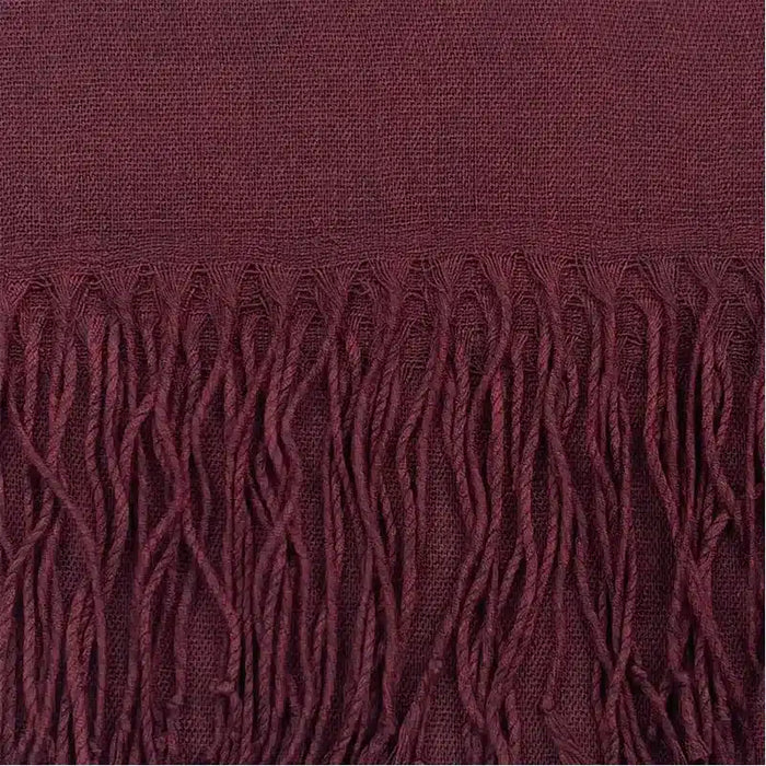 Pashmina Dark Maroon Hijab 041