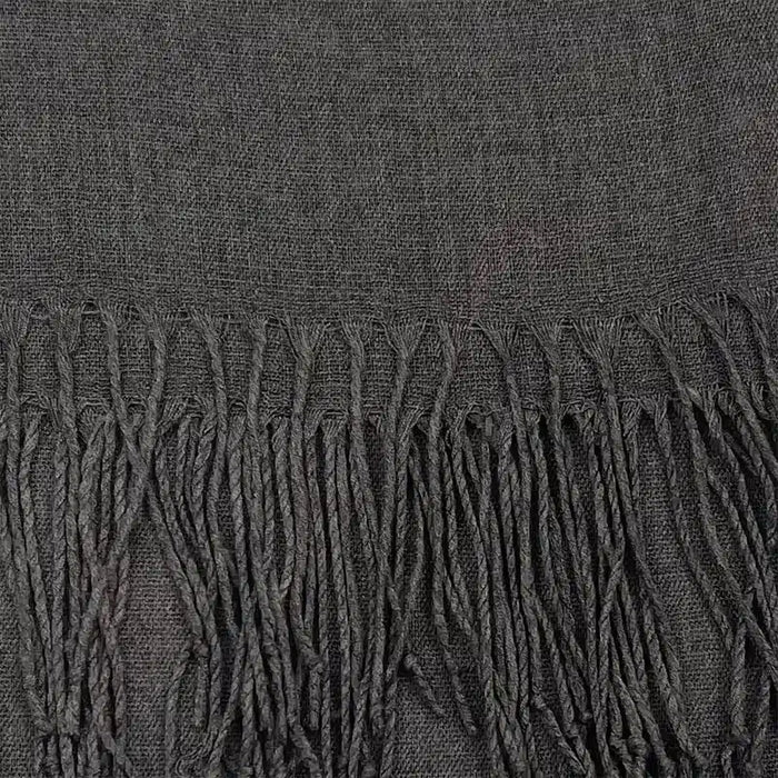 Pashmina Dark Grey Hijab 110