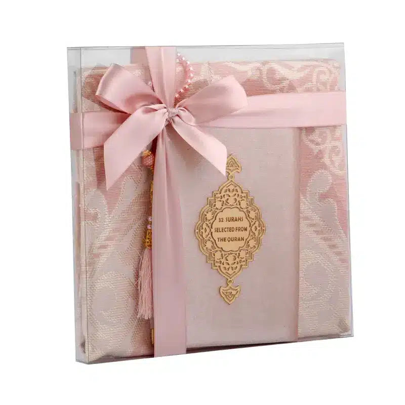 Baby Pink 32 Surah form Quran Book Gift Set | Amsons