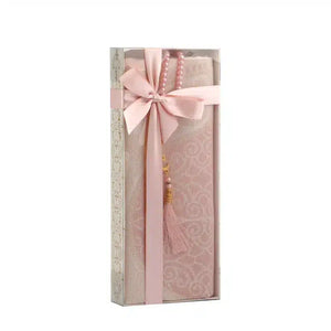 Pink Muslim Prayer Gift Set 1153