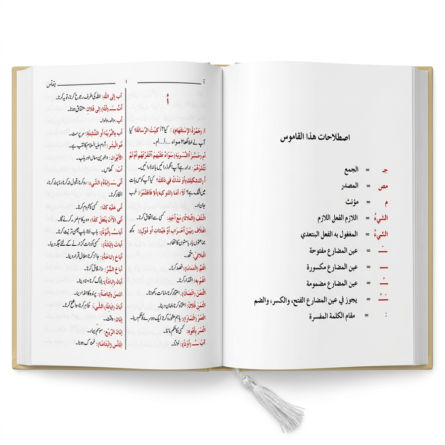Qamoos-e-Ayesha Arabic to Urdu Dictionary