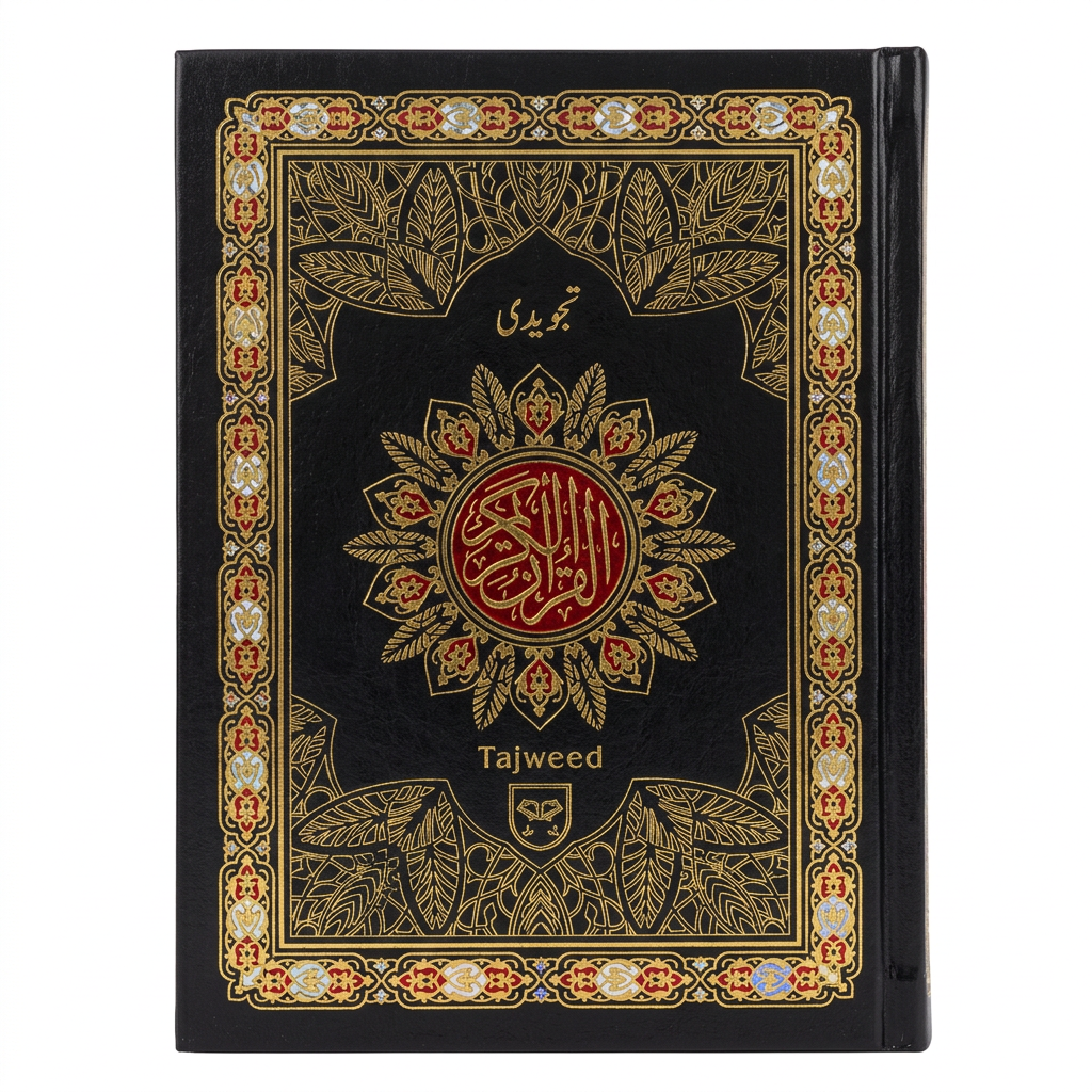 Quran 13 line Tajweed - Ref 465 - Black