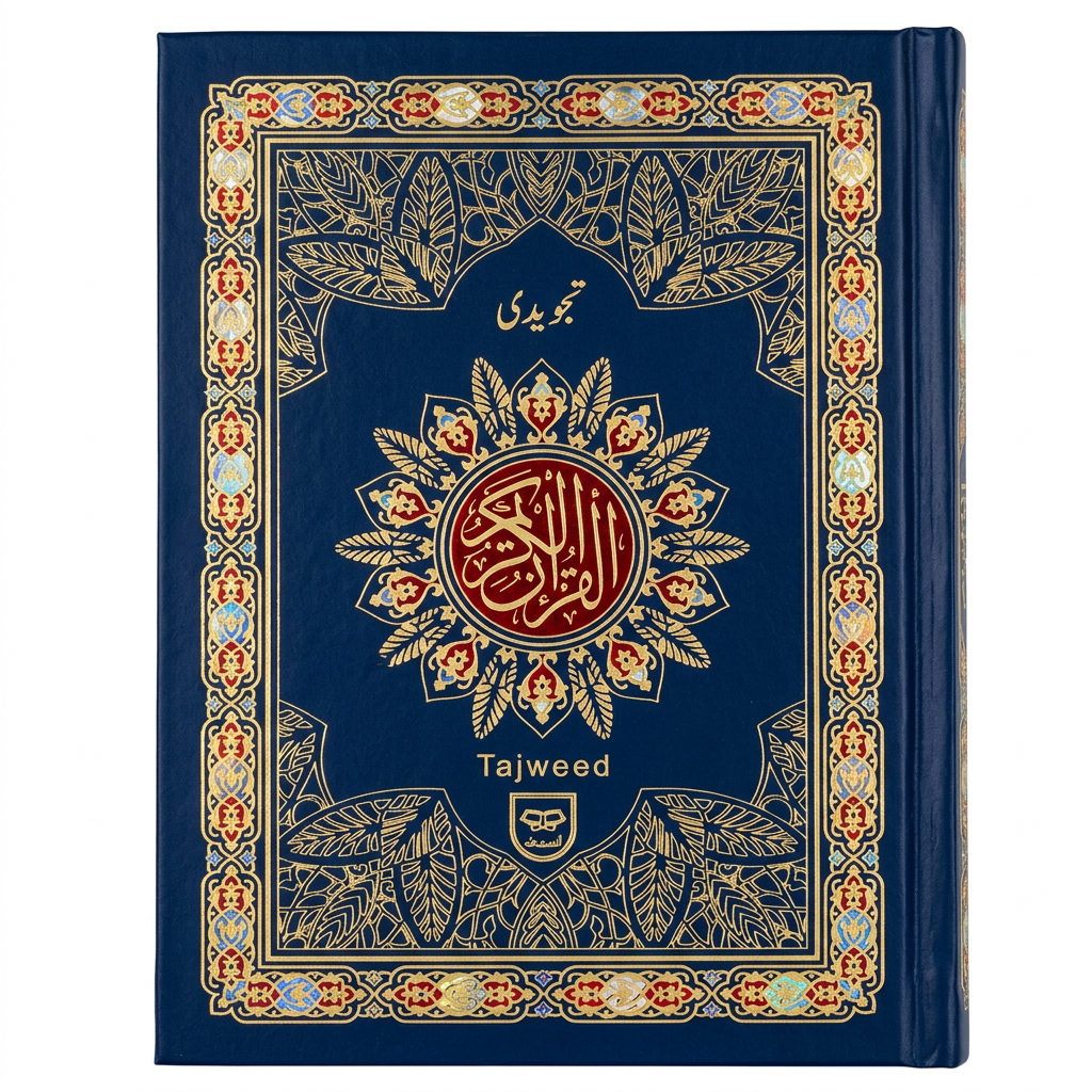 Quran 13 line Tajweed - Ref 465 - Blue