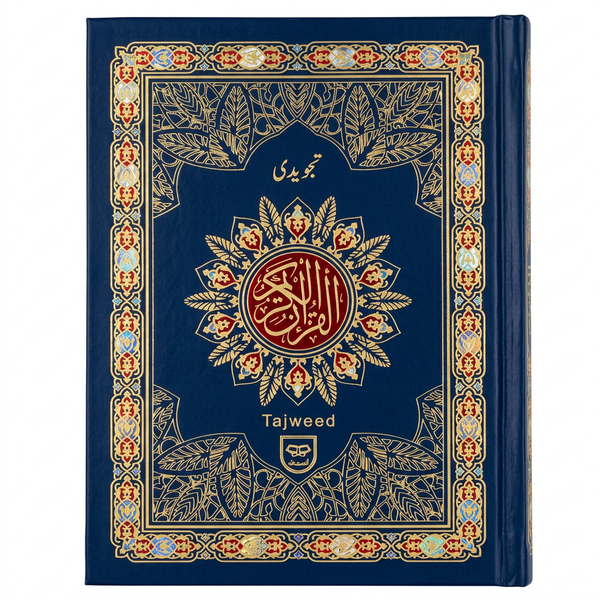 Quran 13 line Tajweed - Ref 465 - Blue
