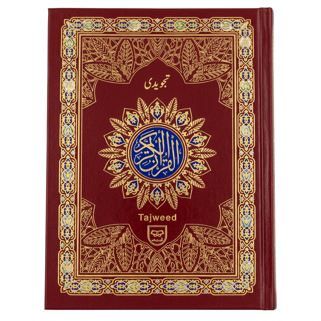 Quran 13 line Tajweed - Ref 465 - Red