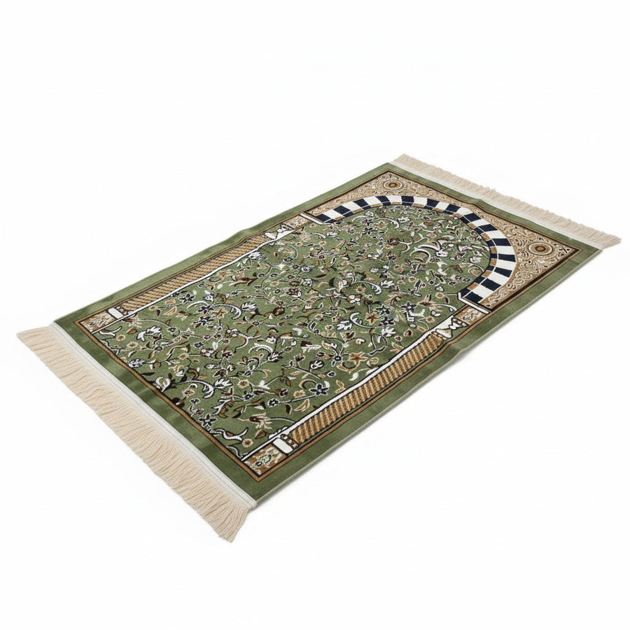 Ultra Soft Yarns Green Prayer Mat