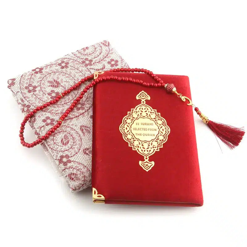 Red 32 Surah form Quran Book Gift Set