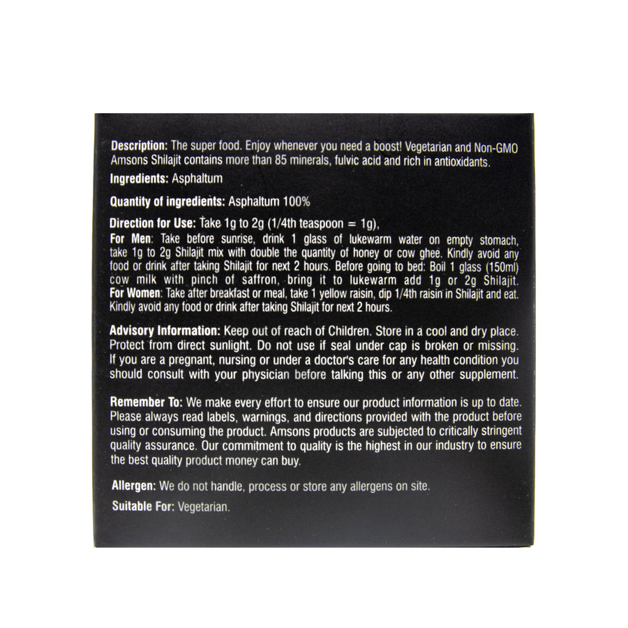 Shilajit Asphaltum 30g