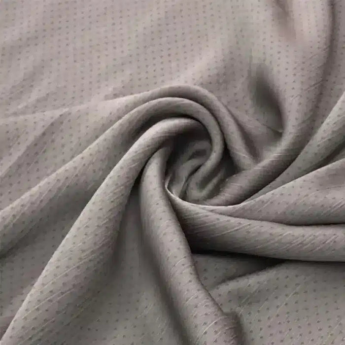 Satin Silk Jacquard Smoke Grey Hijab
