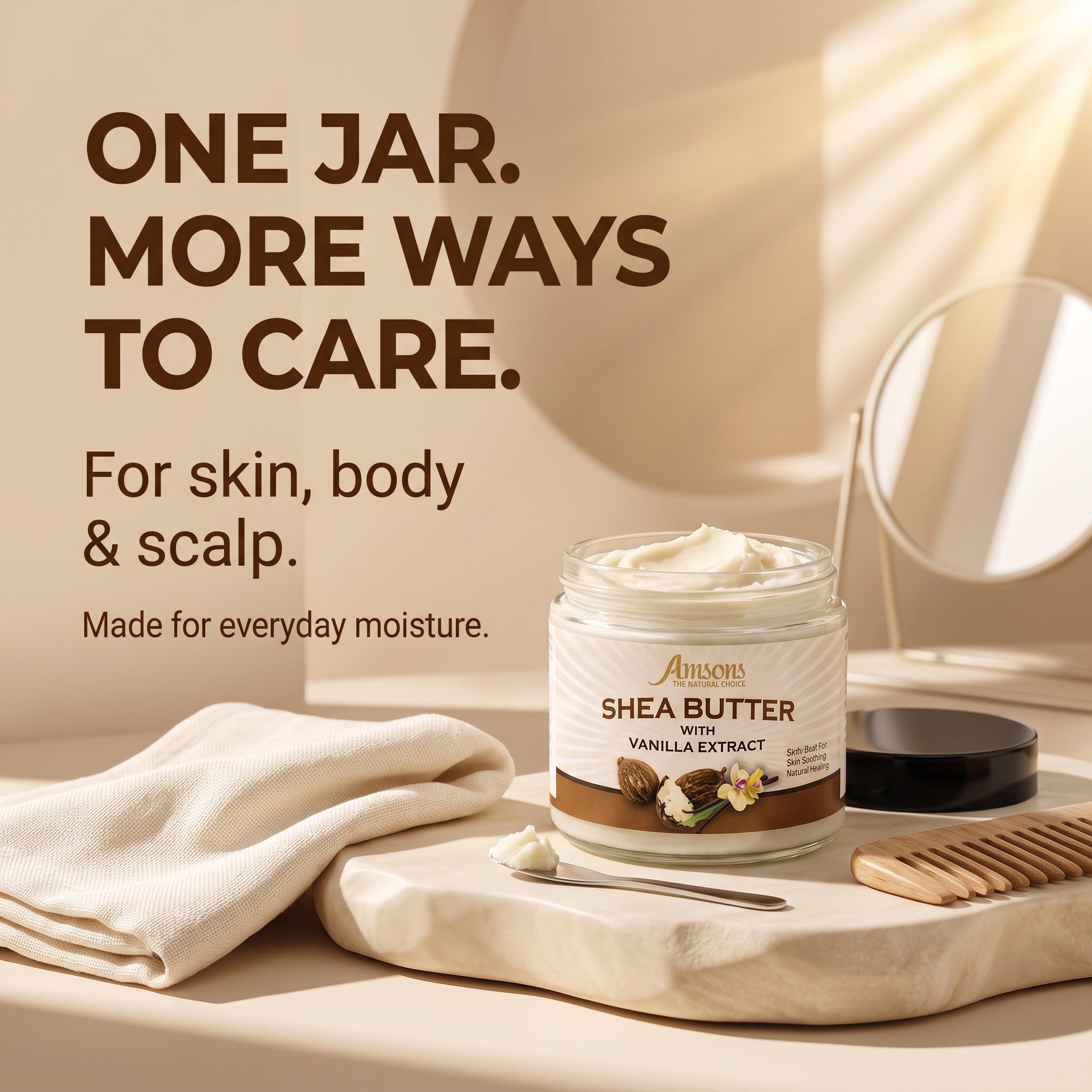 Shea Butter With Vanilla Extract 250g