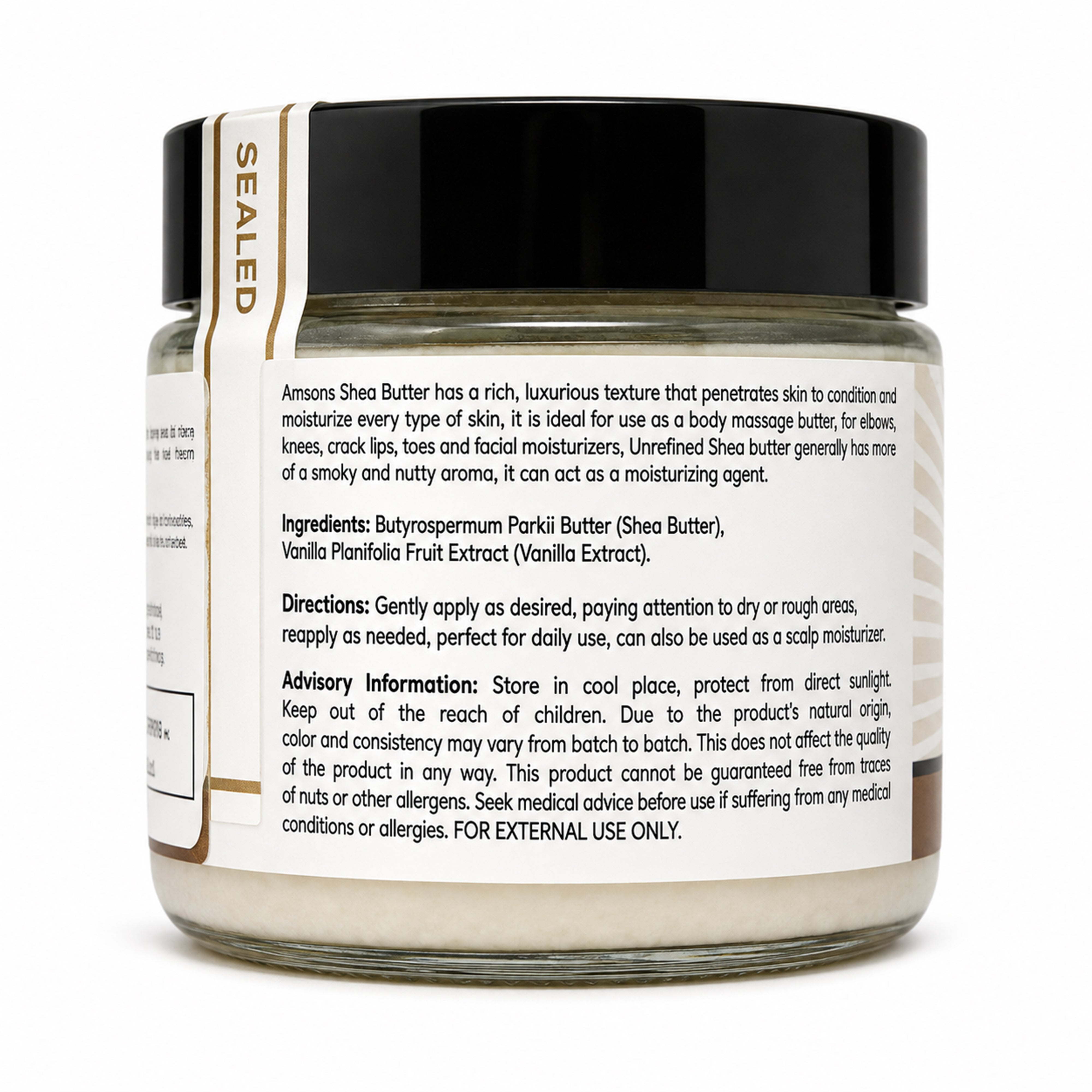 Shea Butter With Vanilla Extract 250g