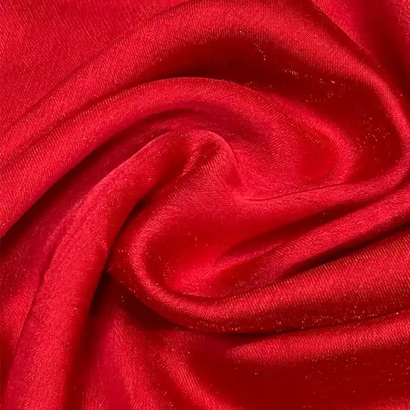 Shimmer Red Viscose Hijab