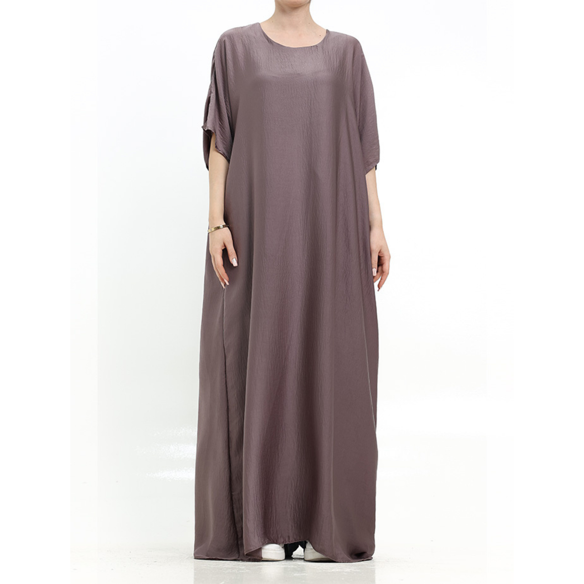 Short Sleeve Slip Dress Mauve 308 Col 59