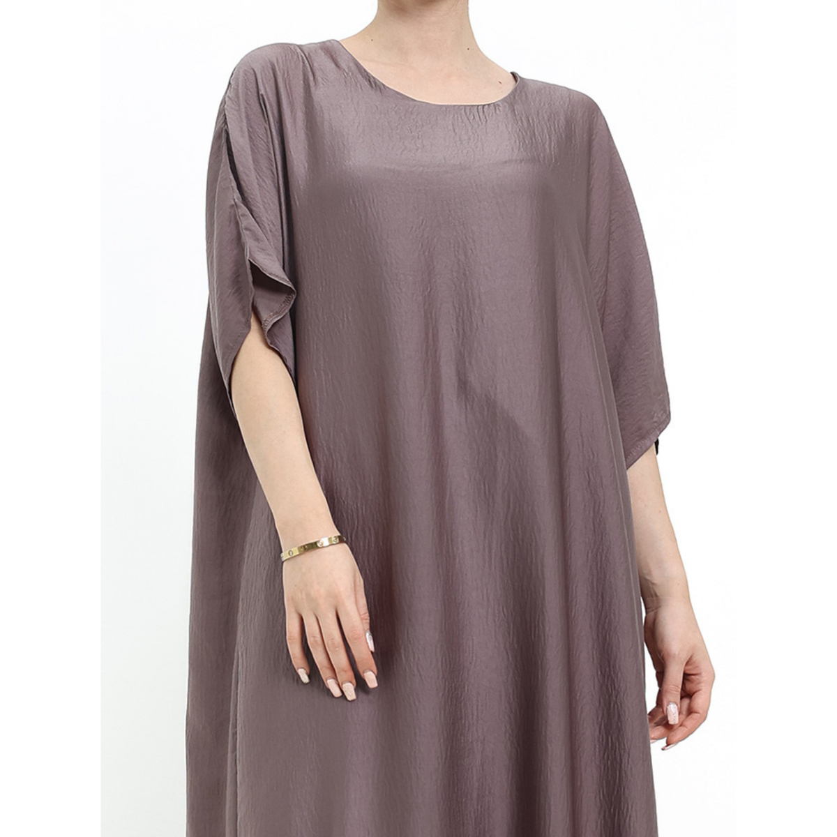 Short Sleeve Slip Dress Mauve 308 Col 59