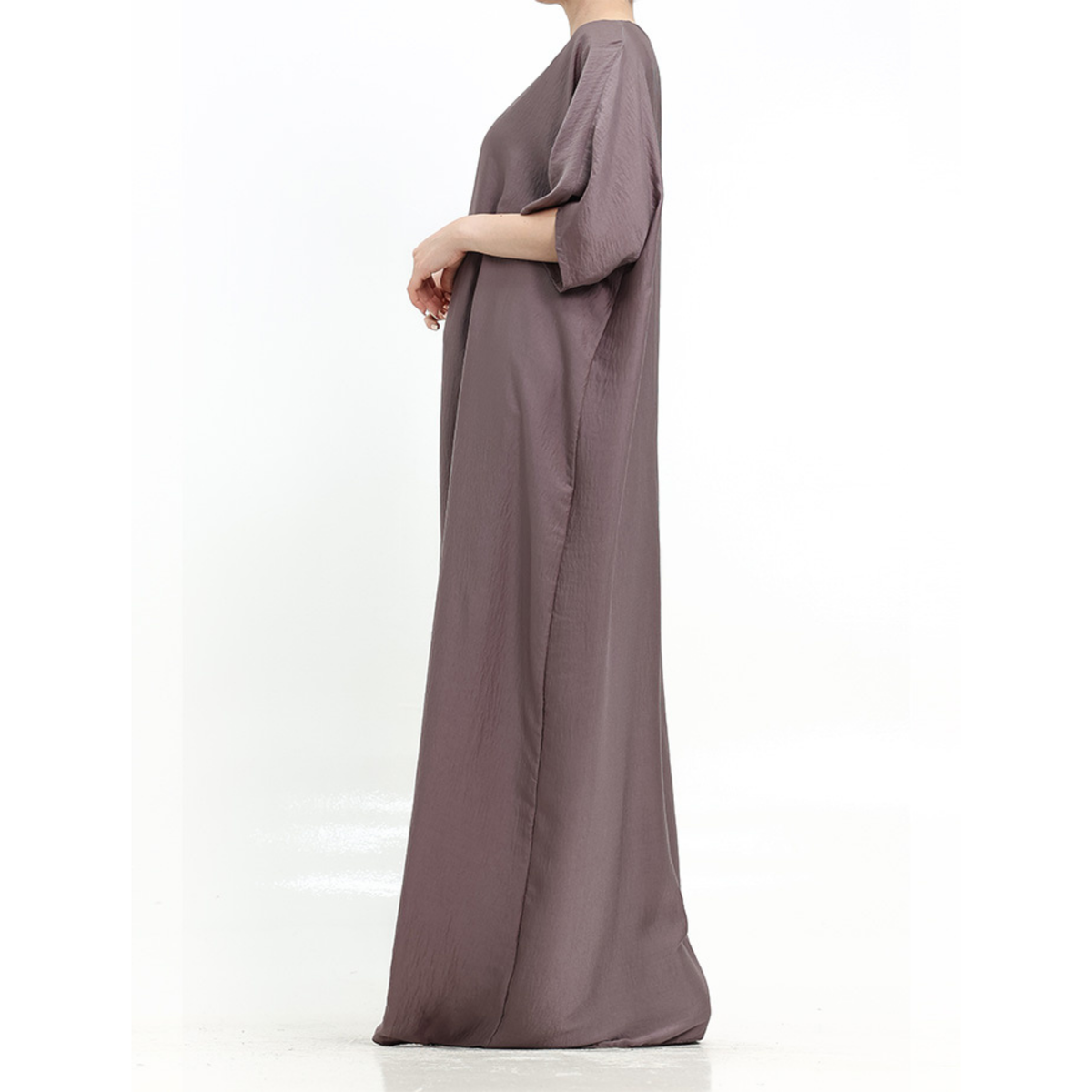 Short Sleeve Slip Dress Mauve 308 Col 59