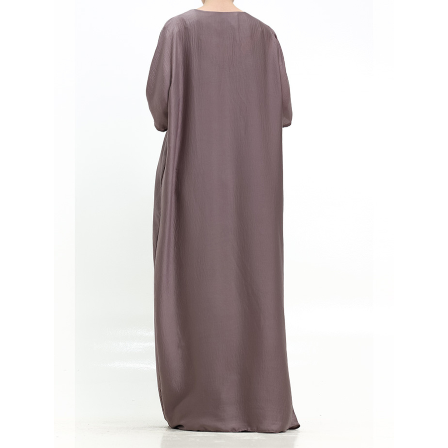 Short Sleeve Slip Dress Mauve 308 Col 59