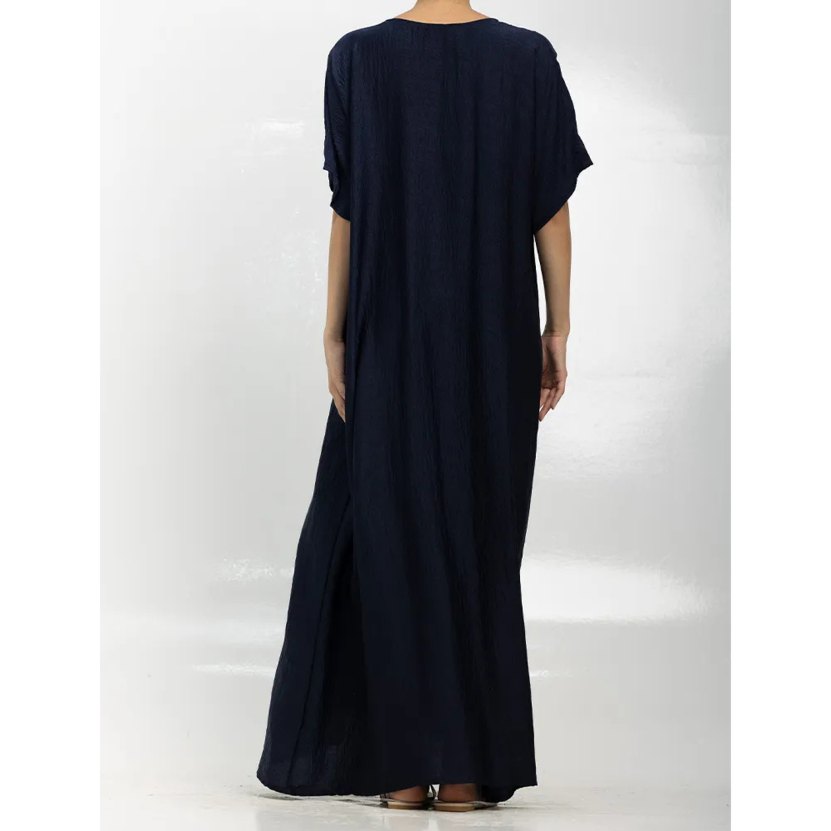 Short Sleeve Slip Dress Navy 308 Col 02