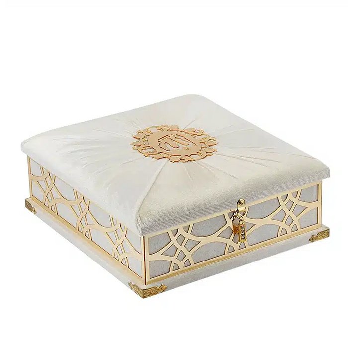 Gold Small Quran Set With Case 1293