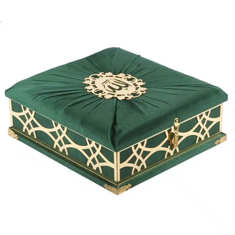 Green Small Quran Set With Case 1293