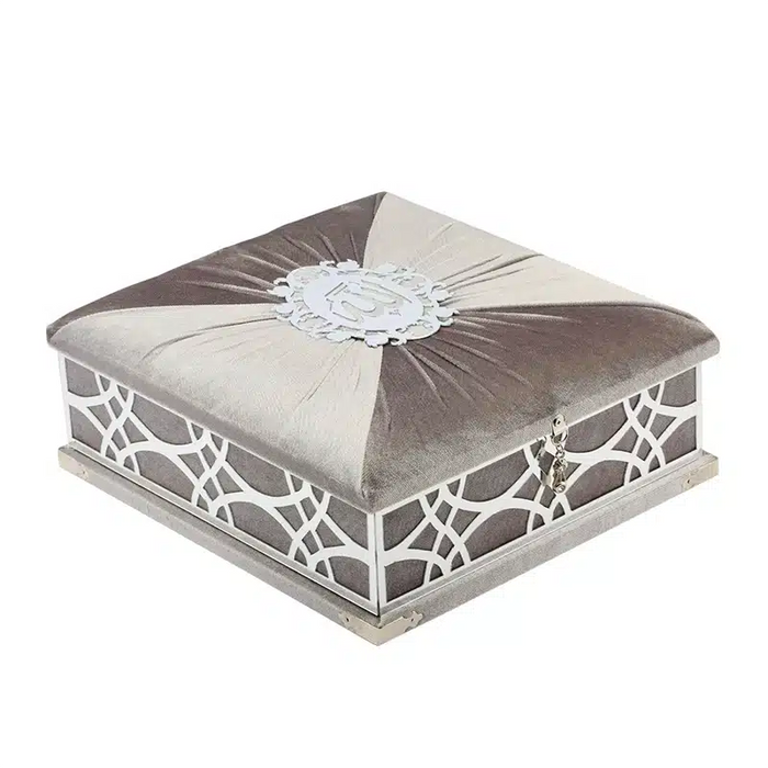 Grey Small Quran Set With Case 1293
