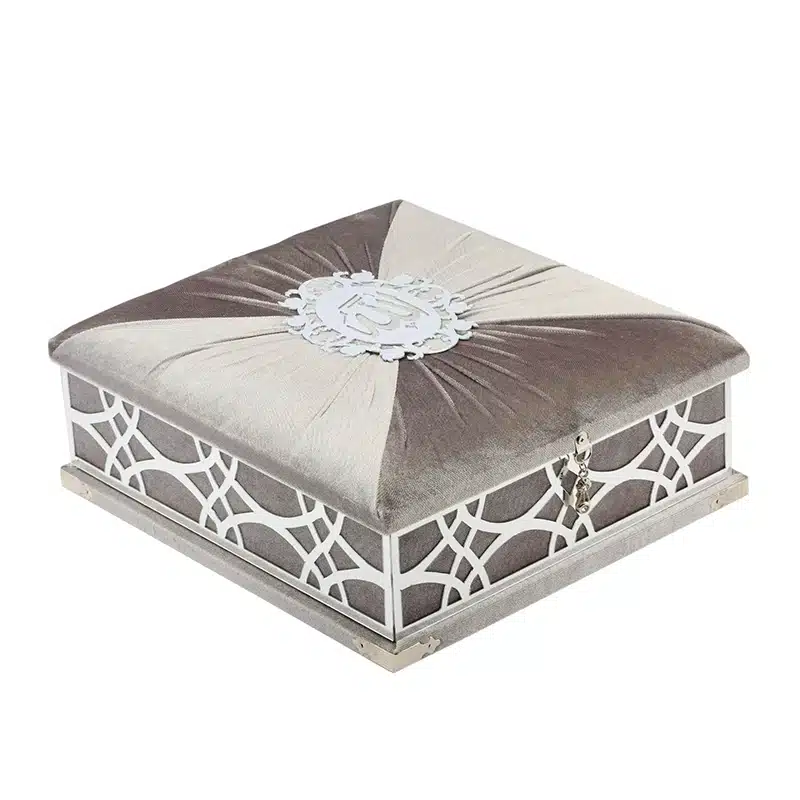 Grey Small Quran Set With Case 1293