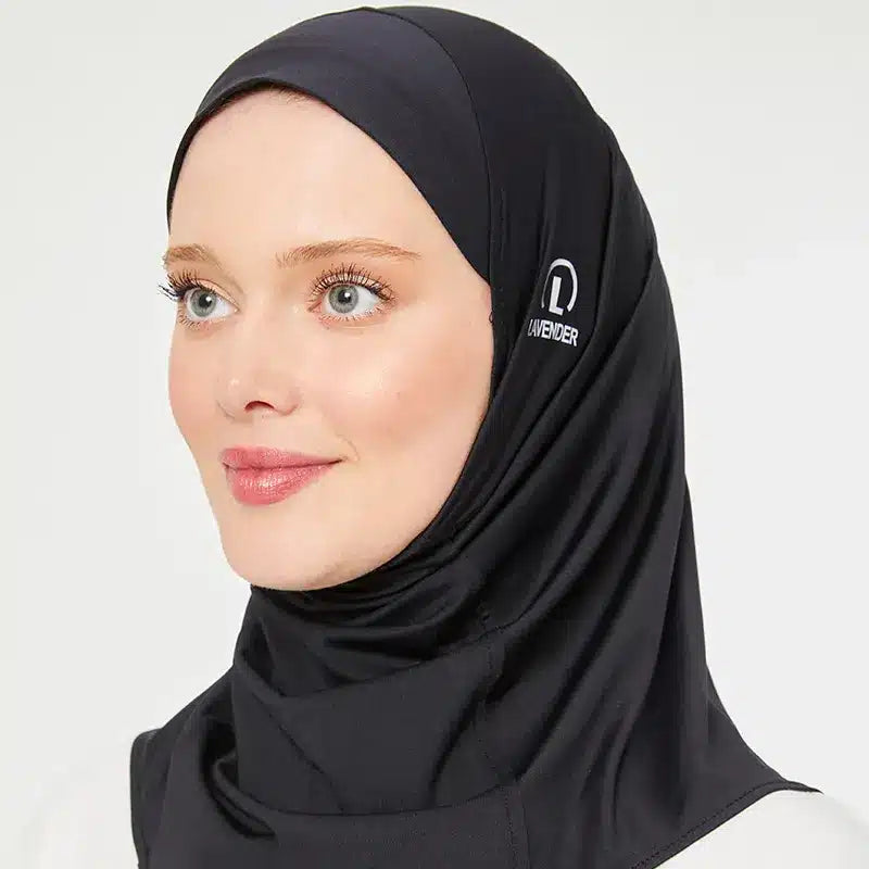 Sports Hijab Black