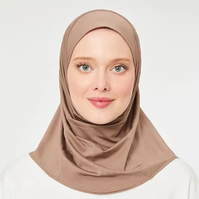 Sports Hijab Brown