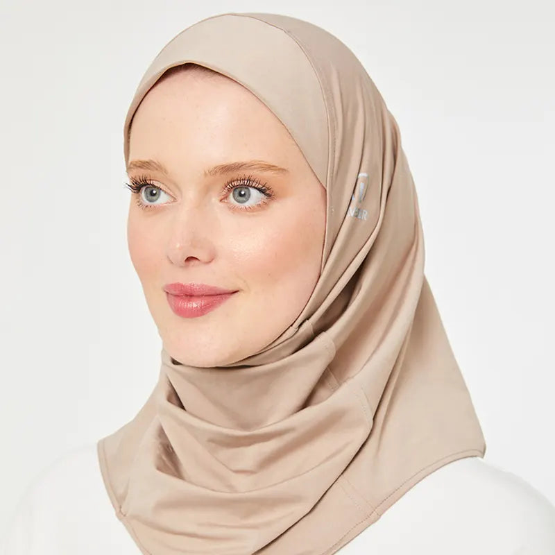 Sports Hijab Light Brown