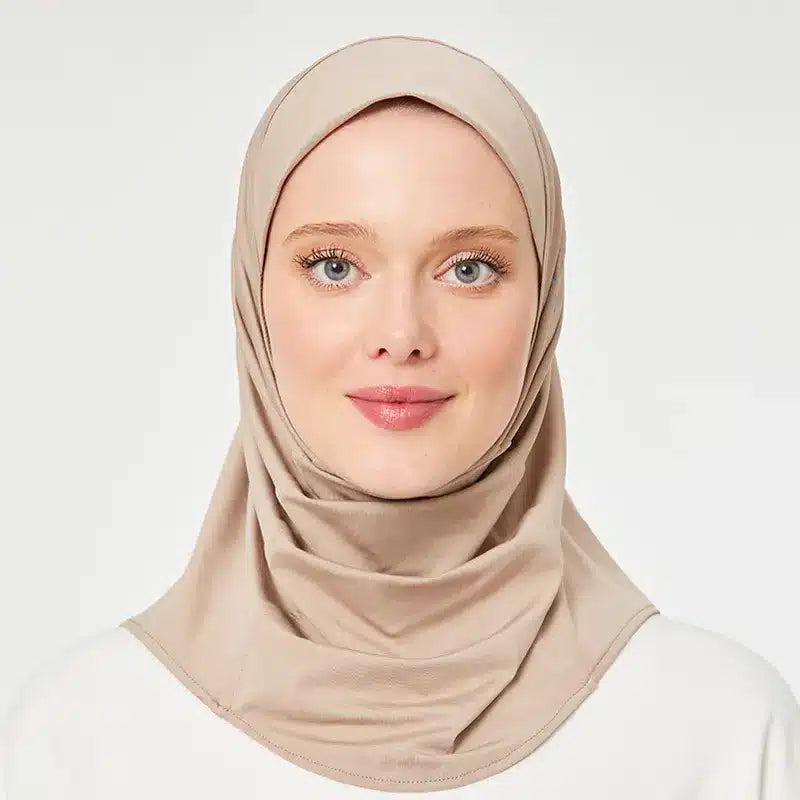 Sports Hijab Light Brown