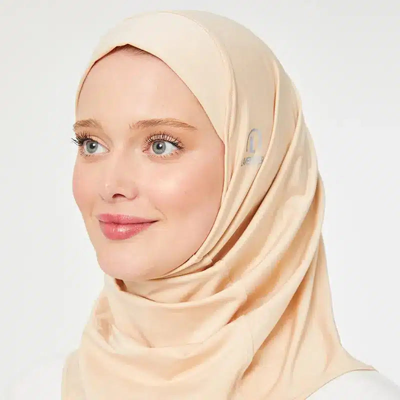Sports Hijab Light Gold