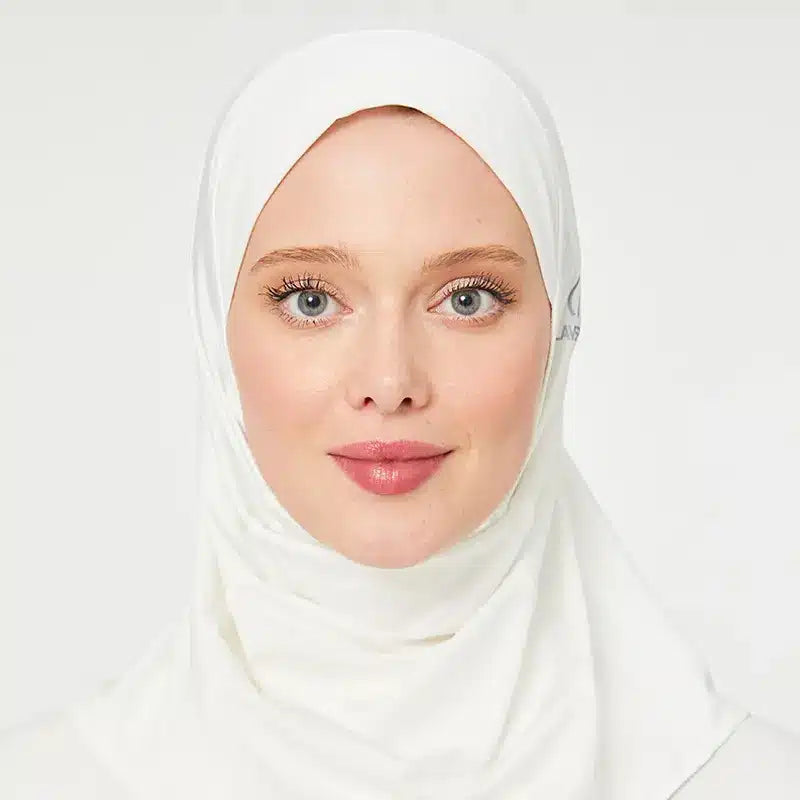 Sports Hijab Off White