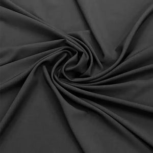 Stretchable Chiffon Hijab Black