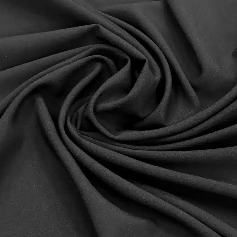 Stretchable Chiffon Hijab Black