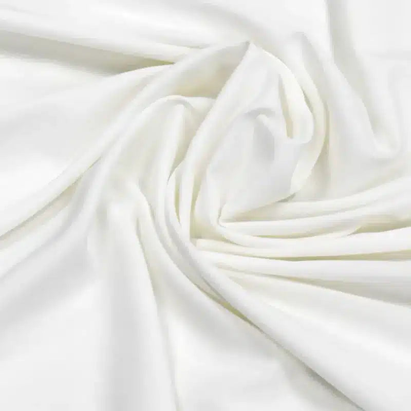 Stretchable Chiffon Hijab White