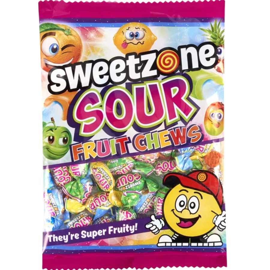 Sweetzone Sour Fruit Chews 180g