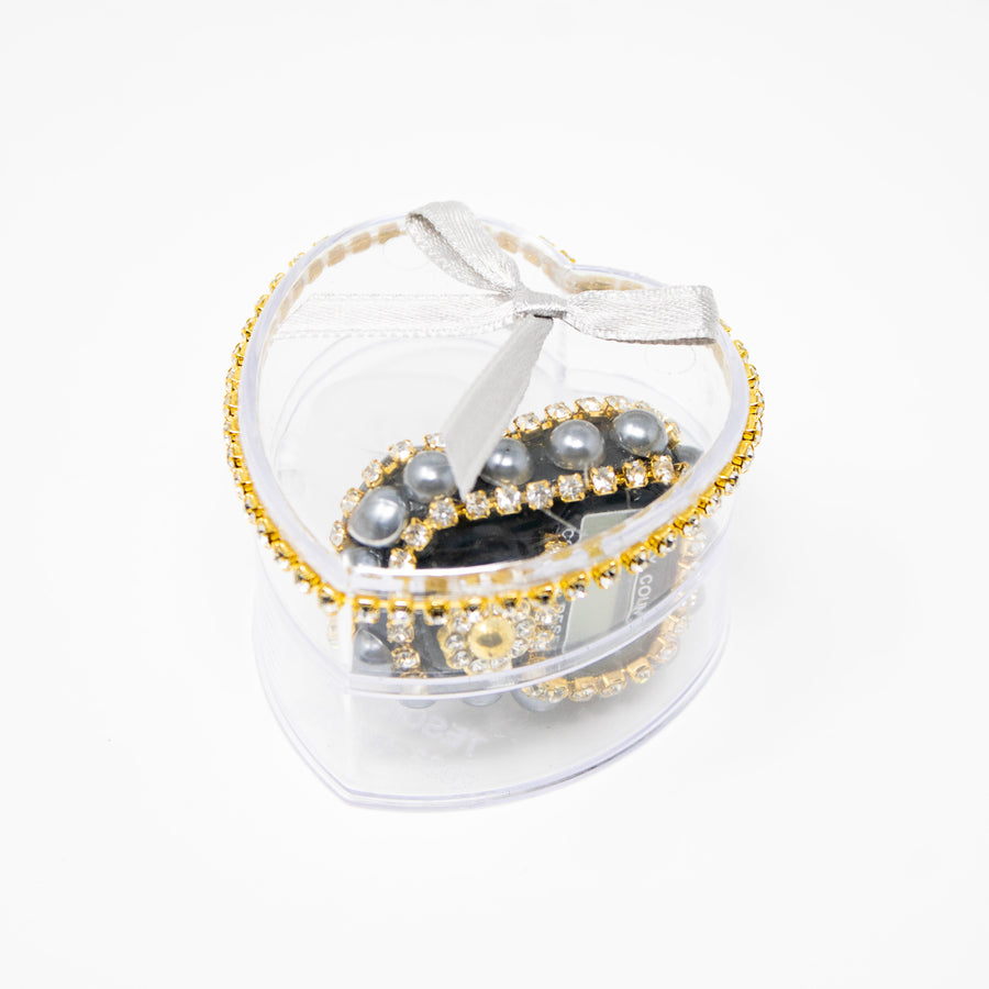 Gold & Dark Grey Wedding Favour Digital Tasbih