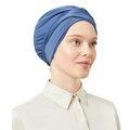 Women's Pre-Tied Blue Turban Head Scarf