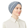 Women's Pre-Tied Dim Grey Turban Head Scarf